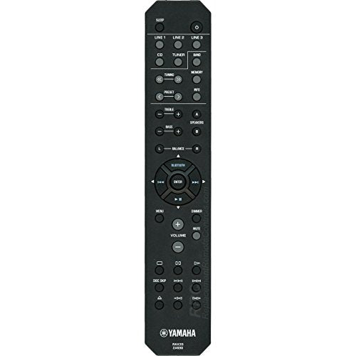 Yamaha RAX33 Audio/Video Receiver Remote Control for R-S202, R-S202BL (ZU49260)