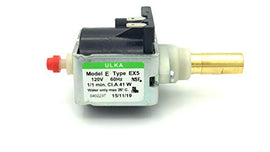 MacMaxe ULKA Model E Type EX5 – Solenoid Vibratory Water Pump – 1/1 min ON/OFF, 120V 60Hz 41W – Wide Compatibility With Espresso Machines