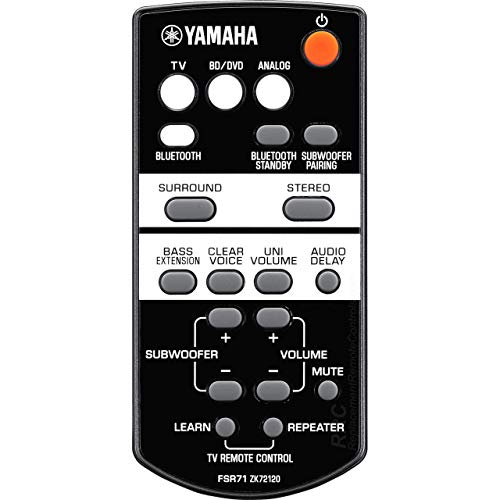 OEM Yamaha Remote Control Supplied with YAS203, YAS-203, FSR71