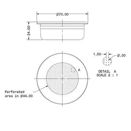IMS Competitive Precision 2 Cup Basket 12/18 gr - B70 2T H24.5 M